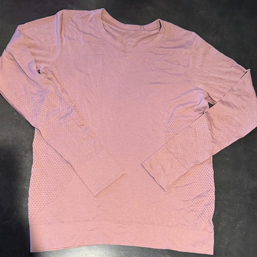 lululemon athletica Mauve Crew Neck Sweater